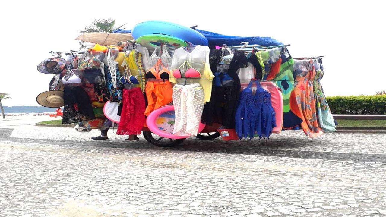 Casa da Fernanda, Suíte Sky Praia Grande  Bagian luar foto